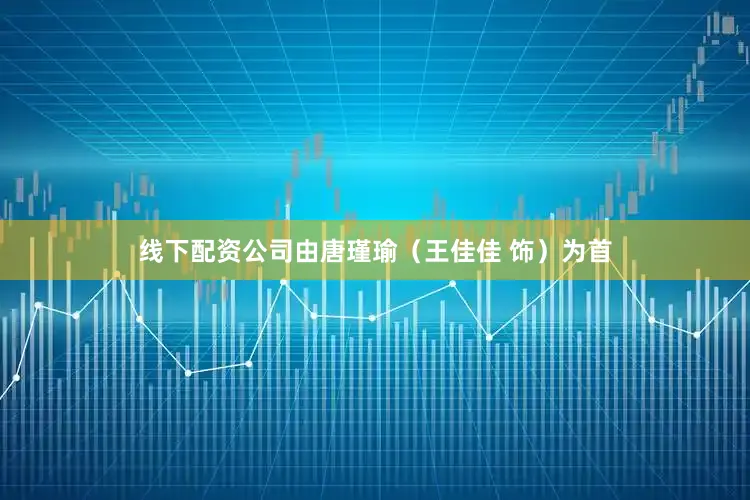 线下配资公司由唐瑾瑜（王佳佳 饰）为首